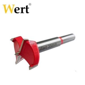WERT 2501 Tas Menteşe Matkap Ucu, Ø35mm, Tungsten Karpit Uçlu