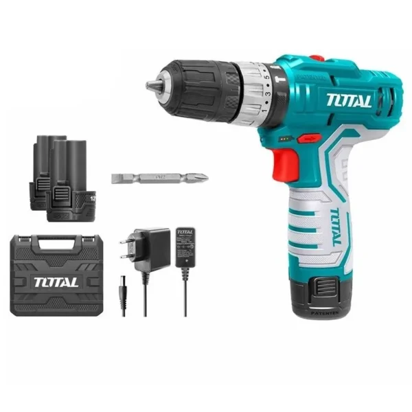 TOTAL AKÜLÜ DARBELİ VİDALAMA MATKAP 12 V TIDLI1232E