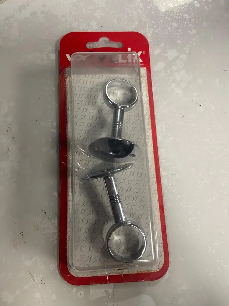 Volini Daire Boru Tutucu Açık Krom 2 li İç Çap 30 mm