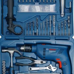 Bosch GSB 600 Darbeli Matkap + 100 Parça Aksesuar Seti - 06011A0321