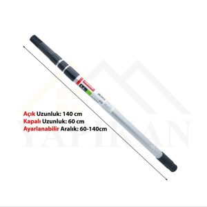 Dekor Ayarlı Aliminyüm Çanta sırık 1.4 m ürün kodu 1178