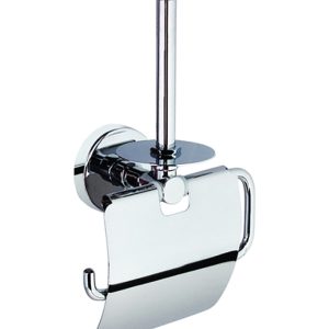 Dekor Kapaklı Wc Kağıtlık Yedekli D90 6021 02 Gümüş