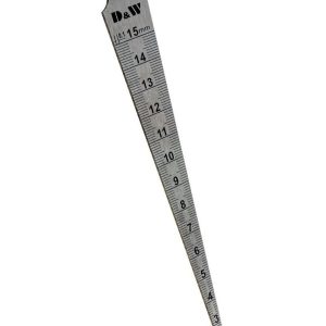 Dw Üçgen Delik Ölçme Cetveli 1-15 Mm