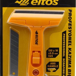 Eltos Cam Kazıma Bıçağı Yedek Jiletli Saplı 14.5 cm CKS002