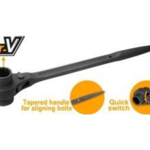 Endüstriyel Çift Taraflı Lokma Anahtarı 19x22mm