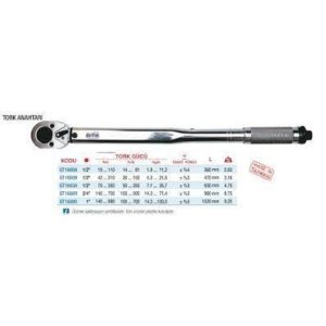 GARTOOL TORK ANAHTARI 1/2 42-210 NM 4.3-21.5 KG 16809