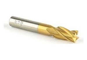 Gfb Hss 4 Ağızlı Titan Kaplı Parmak Freze 4 MM 2901