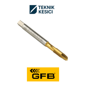GFB HSS Titanyum Düz Makine Kılavuzu 1/2 x 12 (UNC)