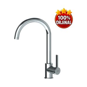 Gpd Mte165 Gildo Tek Gövde Eviye Bataryası Krom Metalik