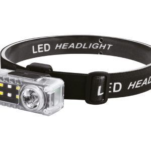 Hareket Sensörlü Kafa Lambası 500 Lümen Usb Şarjlı Type-c Kafa Feneri Balıkcı Işığı Siyah - Beyaz