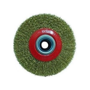 Hawk 10107 Daire Fırça Sarı Telli 175X25  Mm