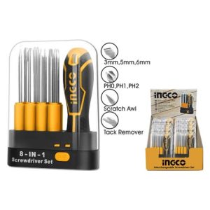 Ingco Akısd0901 9 Parçalı Tornavida Seti