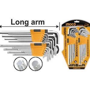 İngco Endüstriyel 18'li Uzun Alyan ve Torx Anahtar Seti