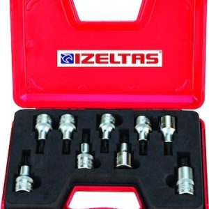 İzeltaş 1/2 Lokmalı Torx Uç Takımı (60 Mm 9 Parça)