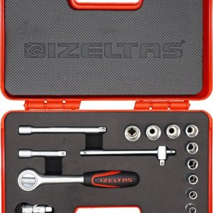 İzeltaş 1107 1/4'' Altı Köşe Lokma Anahtar Takımı 15 Parça - 1107006015