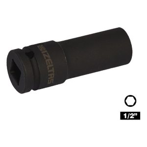 İzeltaş 1108067024 1/2"  Altı Köşe Havalı Derin Lokma Anahtarı 24MM