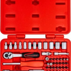 İzeltaş 14000005133 1/4'' Altı Köşe Mini Lokma Anahtar Ve Bits Set 45 Parça