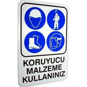 İzmir Fırça 16x24 Cm Koruyucu Malzeme Kullan Pvc Tabela İz-552319 Diğer