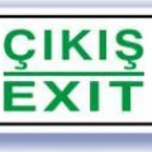 İzmir Fırça 7x25 Cm Sağa Çıkış Pvc Tabela İz-552692 Diğer