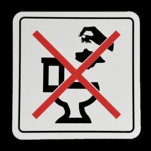 İzmir Fırça '' Klozete Kağıt Atma' 'luna Pvc Elegan Sembol 12x12 Cm 552265 Diğer