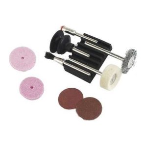 Mannesmann 92564 Gravür Hobi Mini Fırça Zımpara Seti - 9 Parça