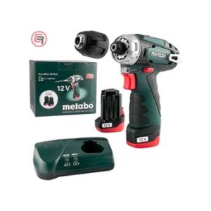 Metabo Powermaxx BS Basic+lC 12 Volt 2 Amper Vidalama + 2 Akü