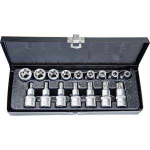 NT 9 Parça 1/2” TORX Lokma Seti NCSET87 | Profesyonel Torx Lokma Takımı