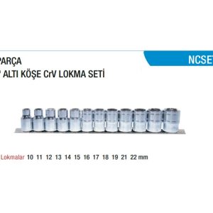 Nt Tools 1/2 Altı Köşe Lokma Takımı 12 Parça NCSET73