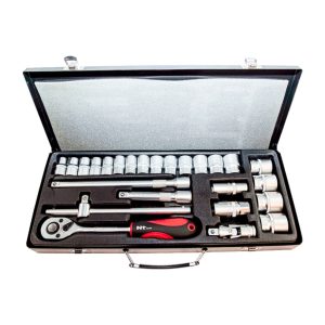 NT Tools NCSET12 26 Parça 1/2" Altı Köşe CR-V Lokma Seti