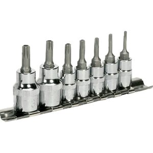 NT Tools NCSET14S 7 Parça 1/4" CR-V Star Delikli Torx Lokma Seti