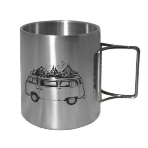 Orcamp Çelik Kupa Bardak Karavan Model 2 Out-1800 Gri