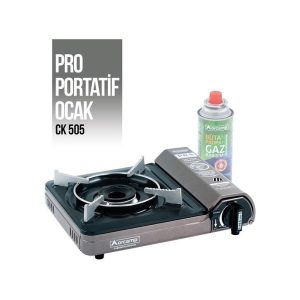 Orcamp Ck-505 Tekli Portatif Kamp Ocağı Gaz Stop Emn Gri