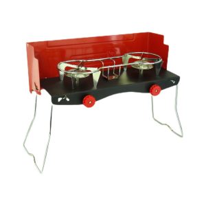 Orcamp K629 İkili Ocağıı Katlanabilir Ocak Çantalı Kırmızı