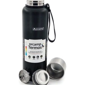 Orcamp Out-5050 Outdoor Kampçılık 304 Çelik Termos 1 L Siyah