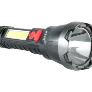 Panther PT-6106 USB Şarjlı Led El Feneri 3W 600 Lümen Sarı - Siyah