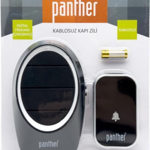 Panther Pt-8201 Kablosuz Kapı Zili Siyah