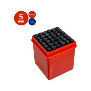 Partner Pt03043 Çelik Harf Rakam Zımba Takımı 5 Mm 36 Parça