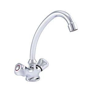 Polisu P-029 Klasik Kuğu Evye Bataryası Krom