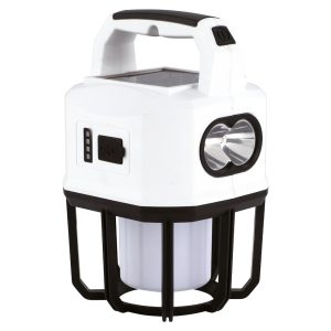 Powerbank Özellikli Solar Güneş Enerjili Ve Usb Şarjlı Kamp Lambas3 Modlu 600lmn Beyaz