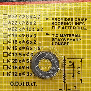 Promaster Ms52579 Fayans Kesici Yedek Bıçak Ms52485 ve Ms52487 Iç