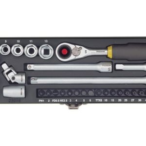Proxxon 23078 1/4 Cırcır Kollu 32 Parçalı Lokma Ve Bits Takımı