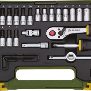 Proxxon 23280 1/4 Cırcır Kollu 50 Parçalı Lokma Ve Bits Takımı
