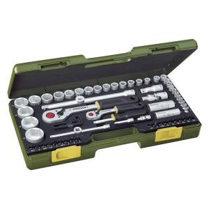 Proxxon 23286 1/4" Ve 1/2" Cırcır Kollu 65 Parça Lokma Takımı Ve