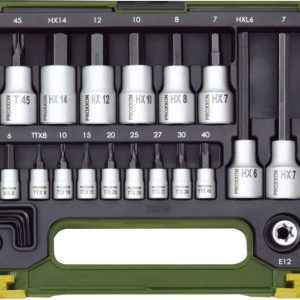 Proxxon 23290 Torx Ve Altıgen Cıvatalar İçin Özel Set. 42 Parçalı
