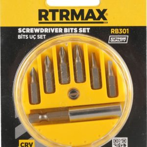 RTRMAX RB301 Bits Uç + Adaptör Seti - 7 Parça
