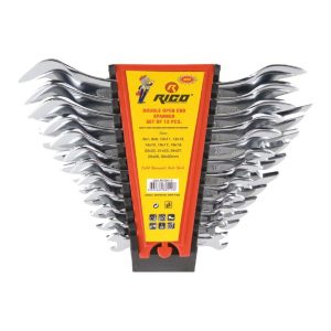 Rico 12 Parça Açık Ağız Düz Anahtar Takımı Seti Kısa Rc8012
