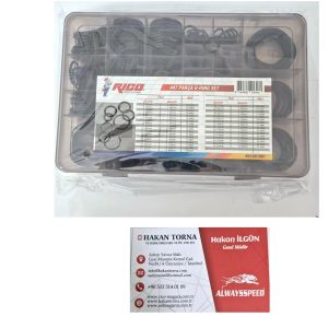 Rico 447 Parça O-ring Seti Yağ Ve Yakıt Conta Seti