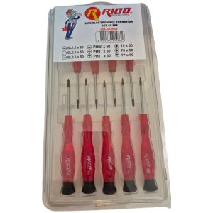 Rico Saatçi Tornavida Takımı Seti Ve Torx Set 9 Parça