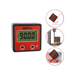 Rox Wood 0095 Mıknatıslı Dijital Açı Ölçer 56 Mm