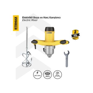 Rtrmax RTM396 Elektrikli Boya ve Harç Karıştırıcı 1800 W 140 mm
